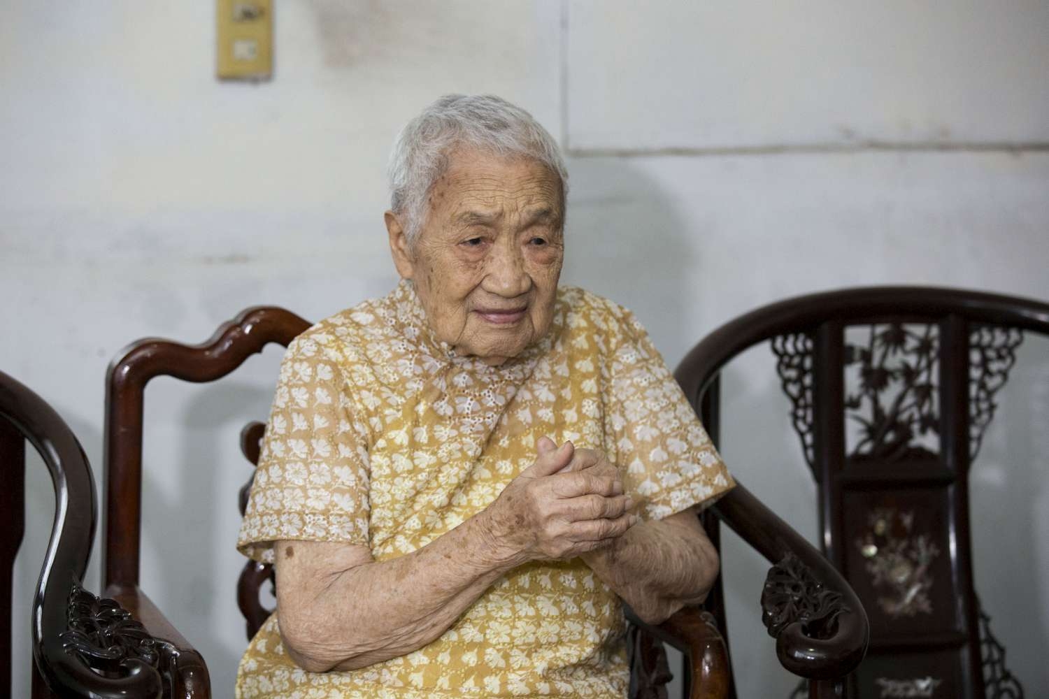 百歲人瑞曾陳時奶奶|
